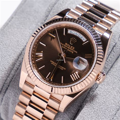 rolex day date 42mm rose gold waive|Rolex Day-Date 40 gold.